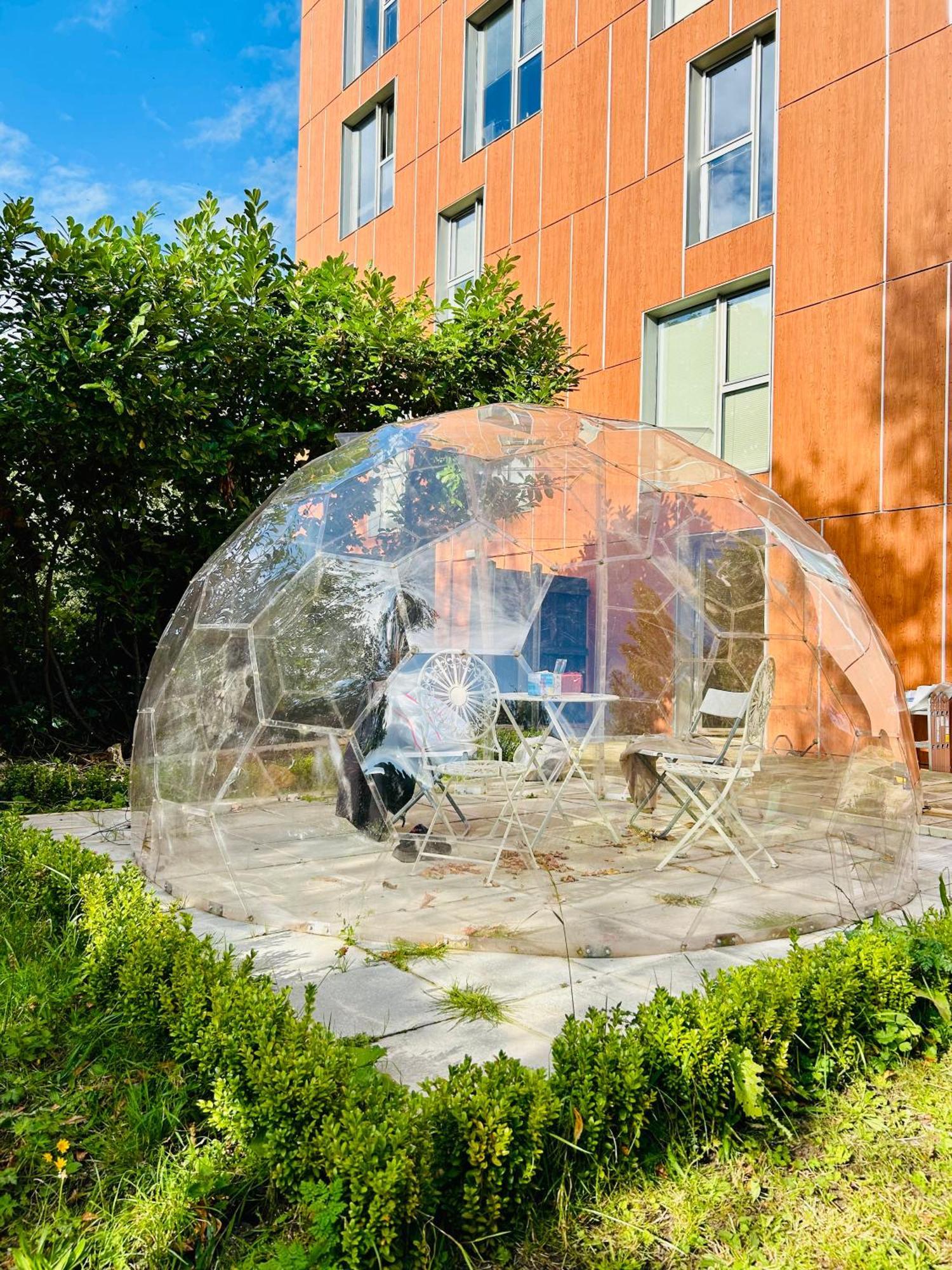 Private Garden Apartment With Geodome Mánchester Exterior foto