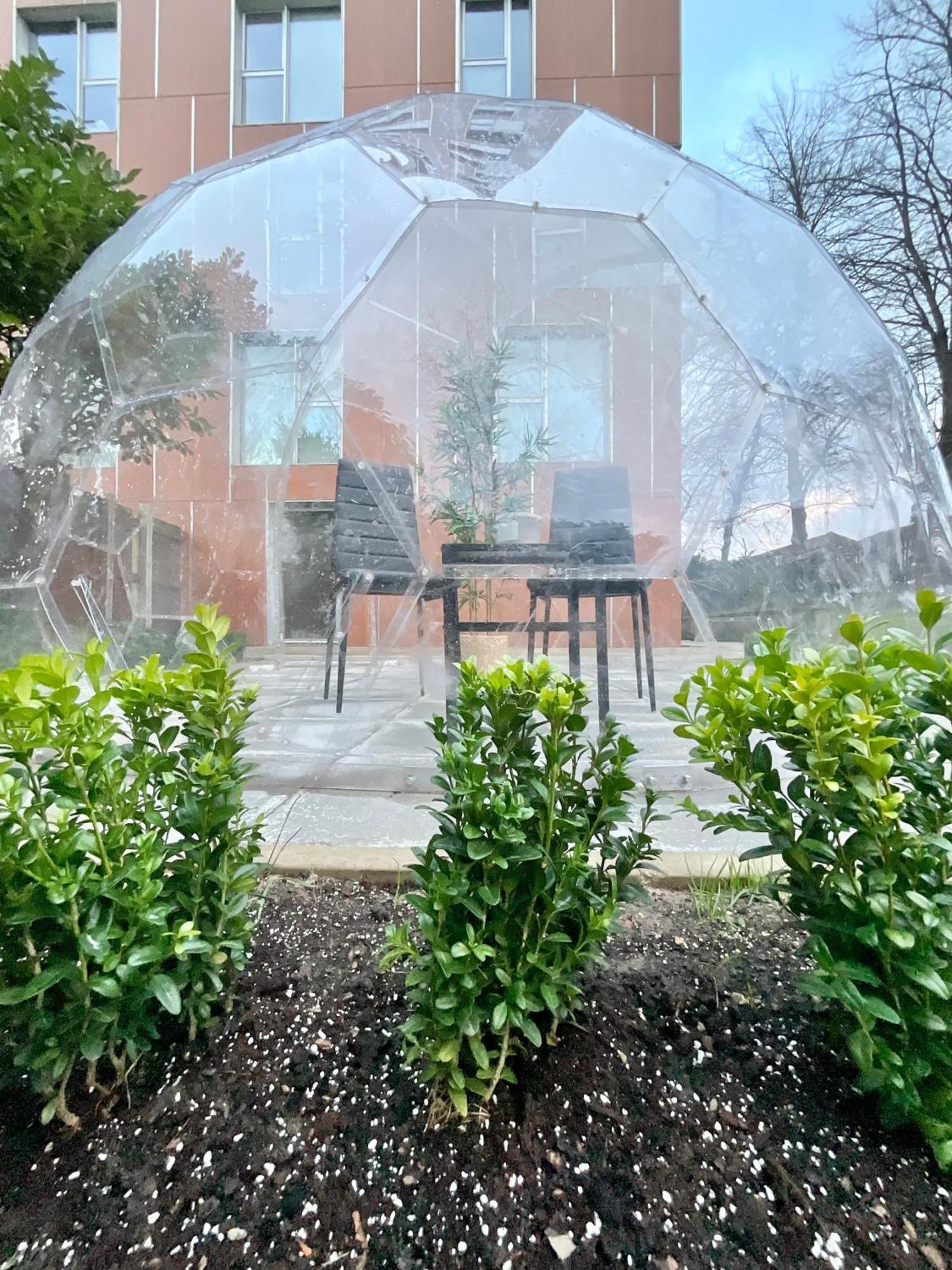 Private Garden Apartment With Geodome Mánchester Exterior foto